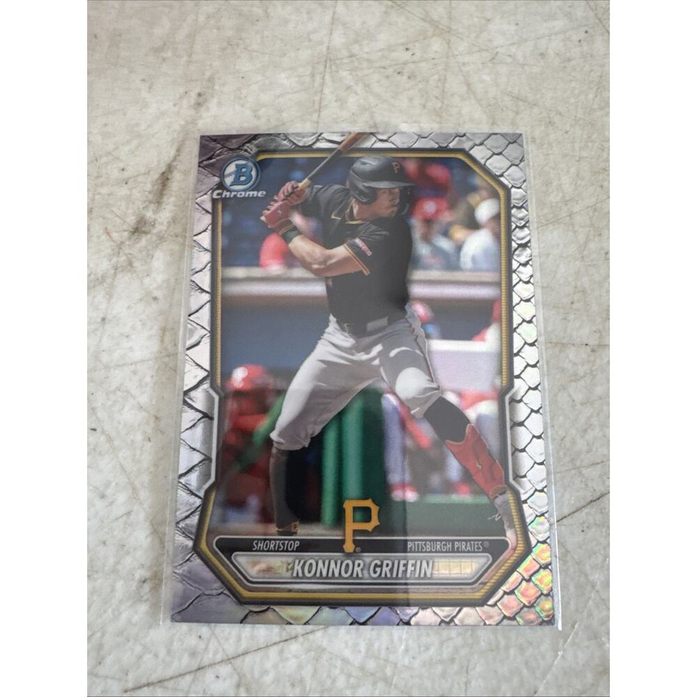 2026 Bowman Konnor Griffin Chrome Prospects Reptilian Refractor #BC Pirates